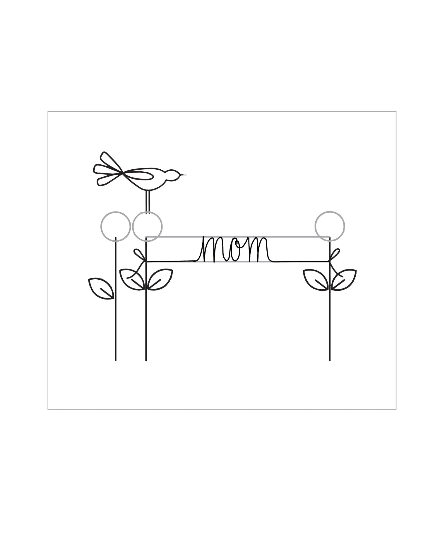 Mom Personalized Garden Bag Template Download