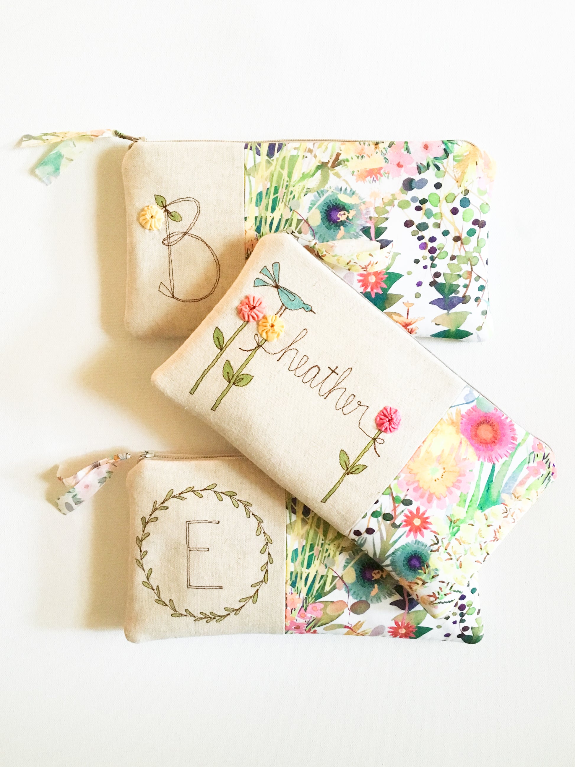 Personalized Bridesmaid Clutches