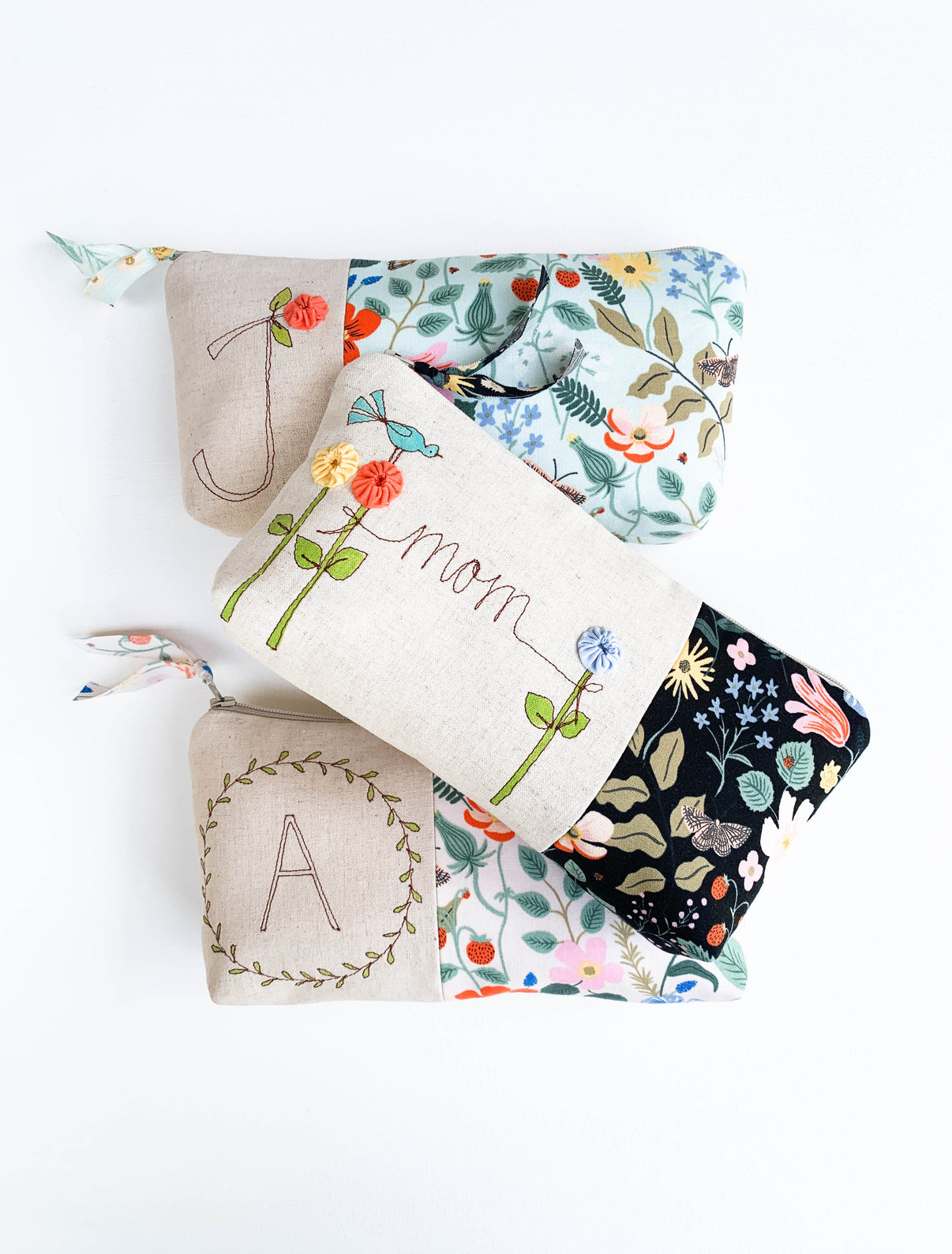 Personalized Cosmetic Bag – Mama Bleu Designs